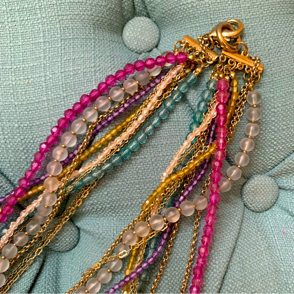 Multi string necklace - Picture 2 of 2